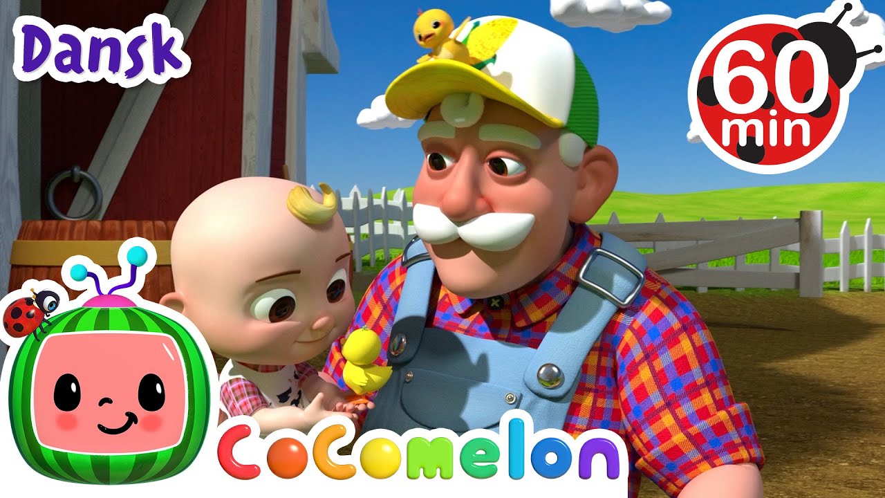 Old MacDonald | Børnesange for Babyer | De bedste tegnefilm for børn| CoComelon Dansk