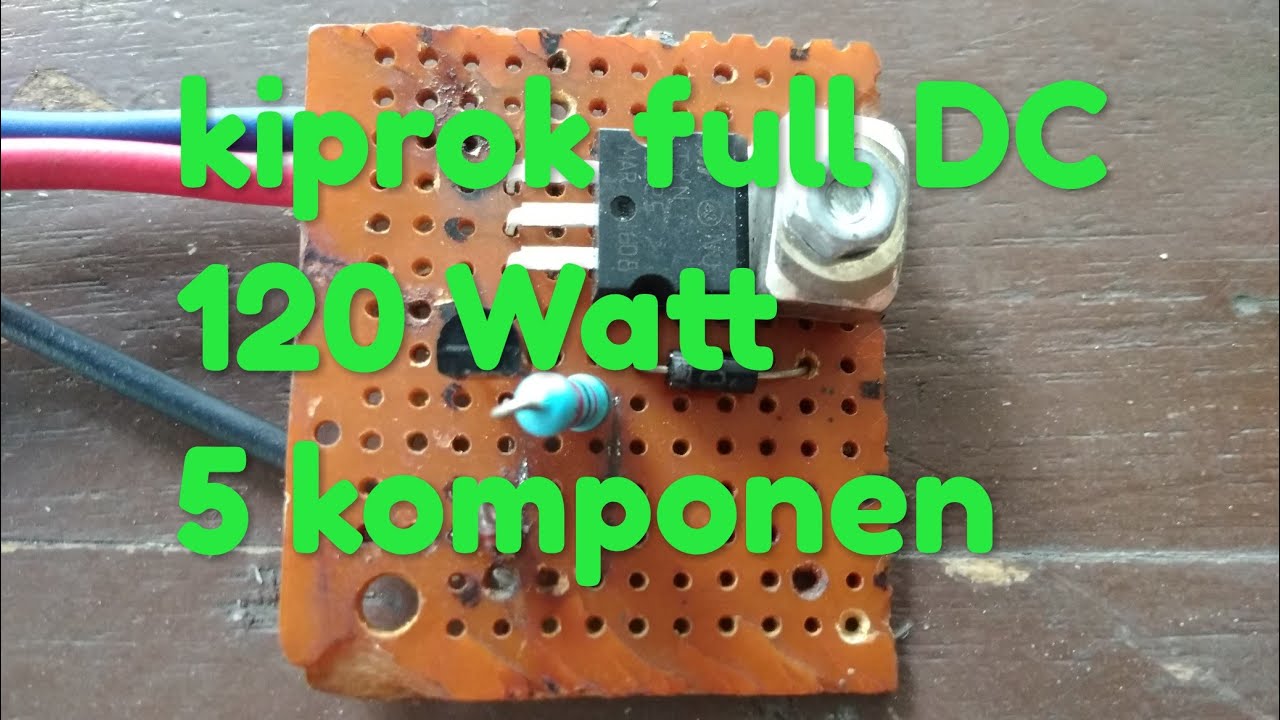 Kiprok motor 5 komponen full DC  power 120 Watt