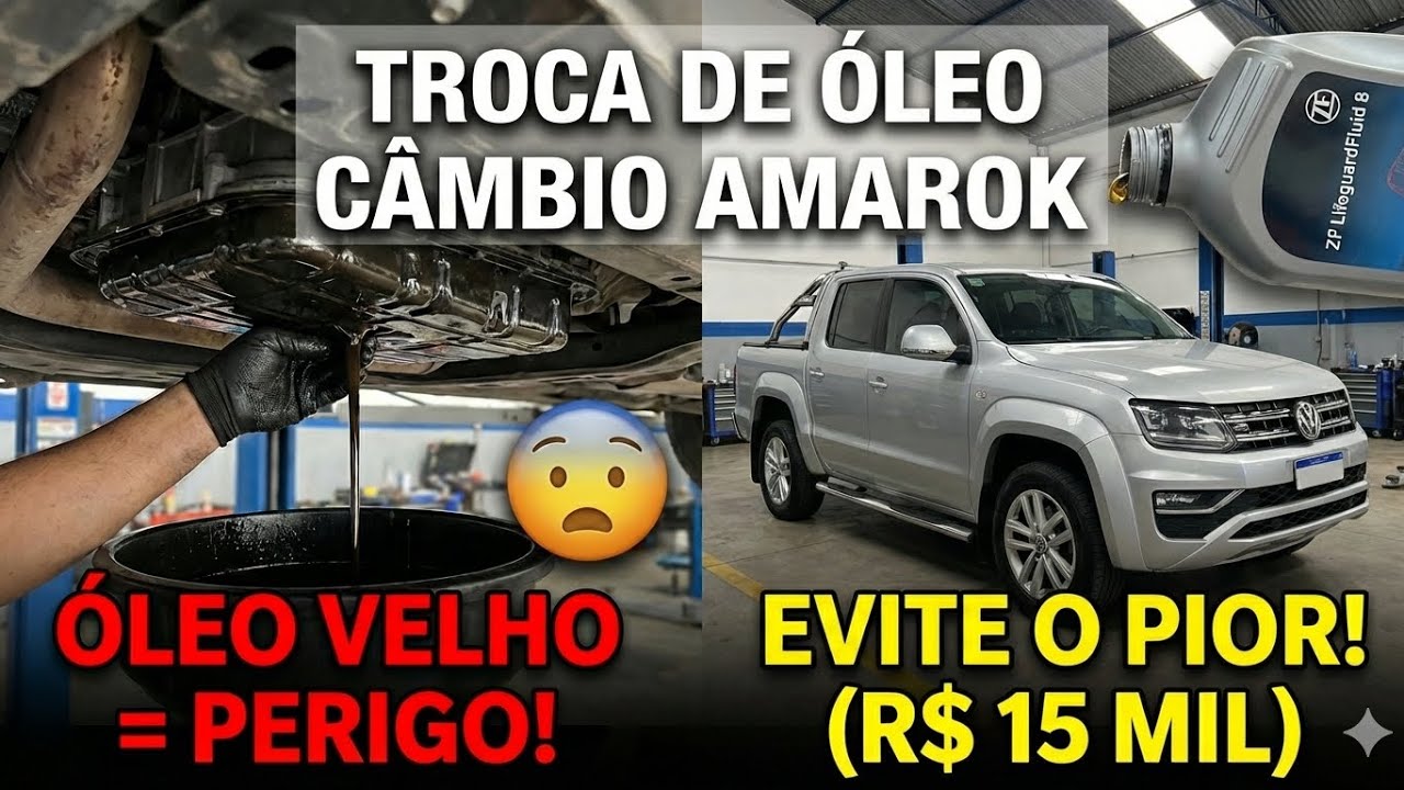 Troca de óleo do câmbio Amarok (Evite quebras)