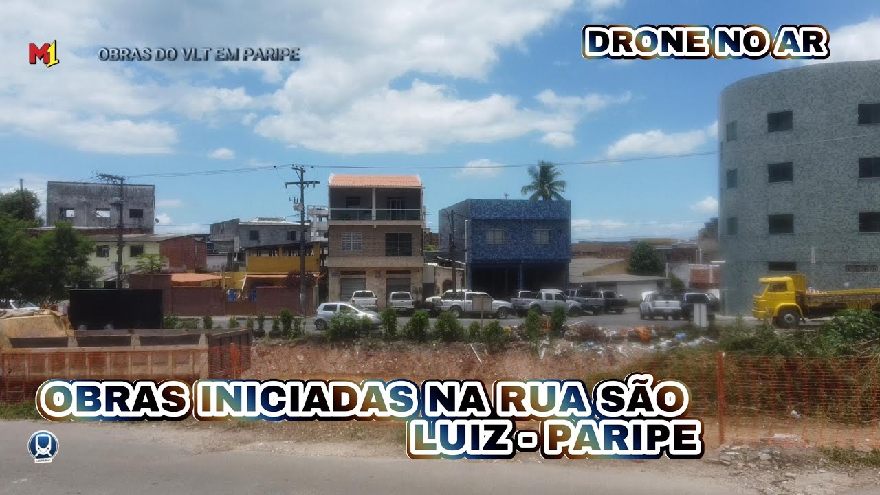 SOBREVOANDO a RUA SÃO LUIZ INICIO DAS OBRAS, veja
