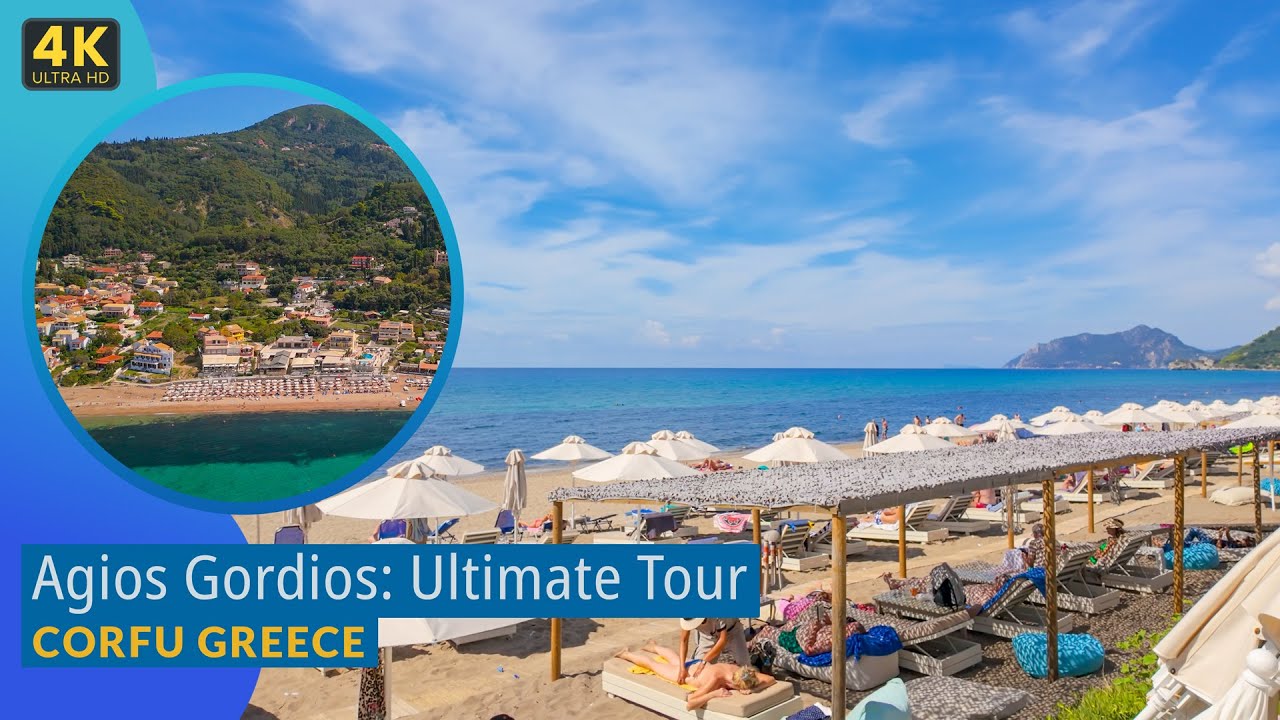 Agios Gordios Corfu Greece - Ultimate Tour | Walking Tour | Drone Views | Where to Stay in Corfu