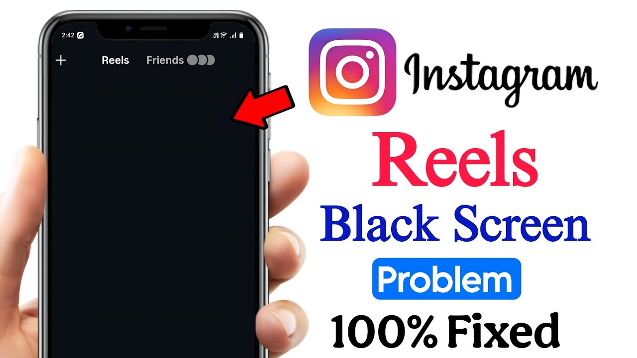 fix instagram reels black screen problem | instagram reels not working | insta reels not working
