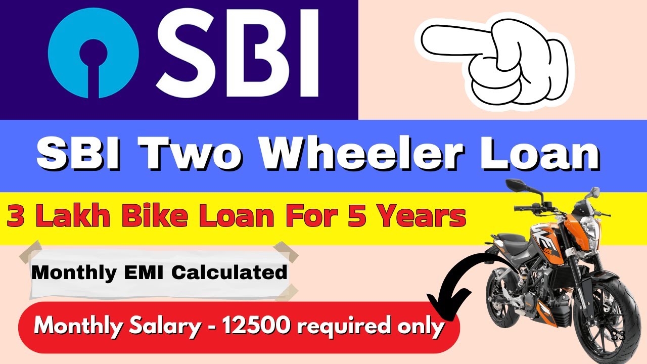 2025 SBI Bike Loan interest rate: 3 lakh loan for 5 years | EMI calculator | Bike Loan SBI