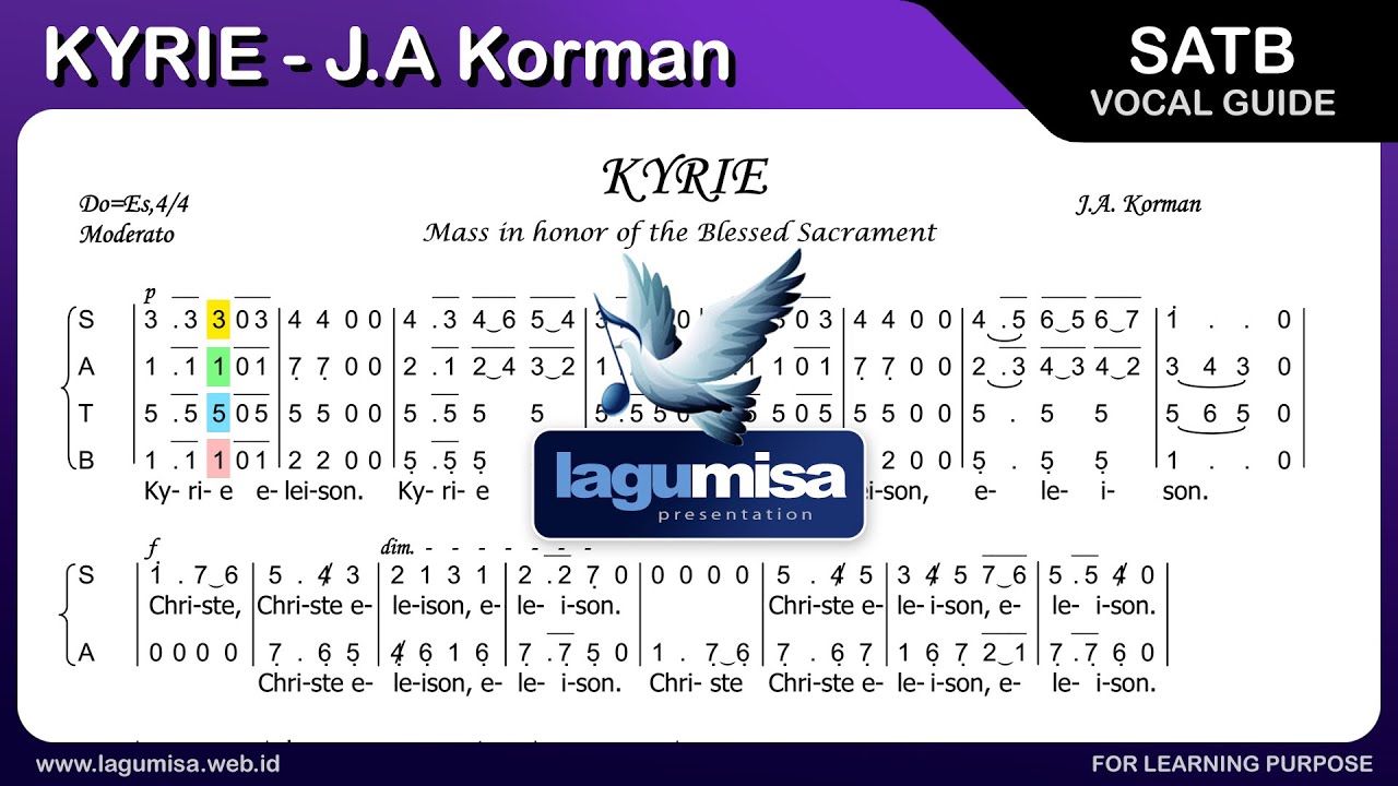 KYRIE - J.A Korman - SATB