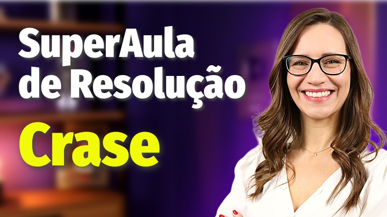 ❌ Como cai CRASE em PROVAS de CONCURSO PÚBLICO! | SuperAula de Resolução #37
