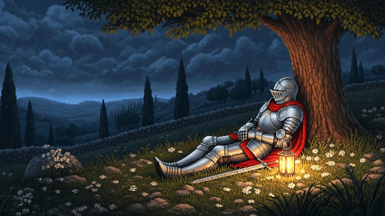 Rest... The rain will ease your mind