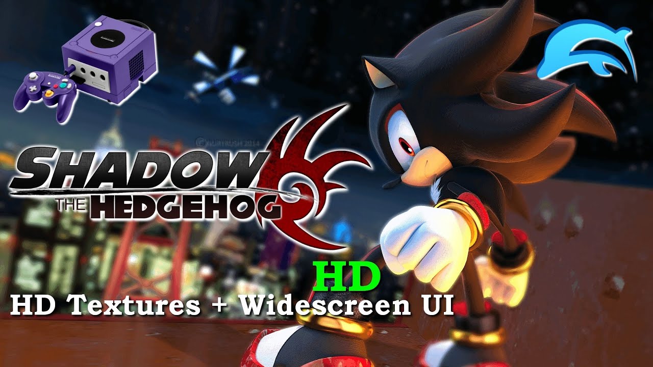 Shadow The Hedgehog 4k HD Textures + Widescreen UI FIX | Gamecube Dolphin | 60FPS Emulator Test