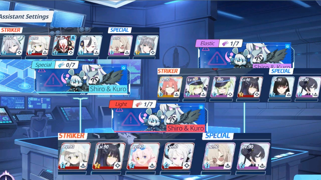 Blue Archive - Raid Grand Assault Shiro Kuro Insane Indoor Warfare ( All Type )