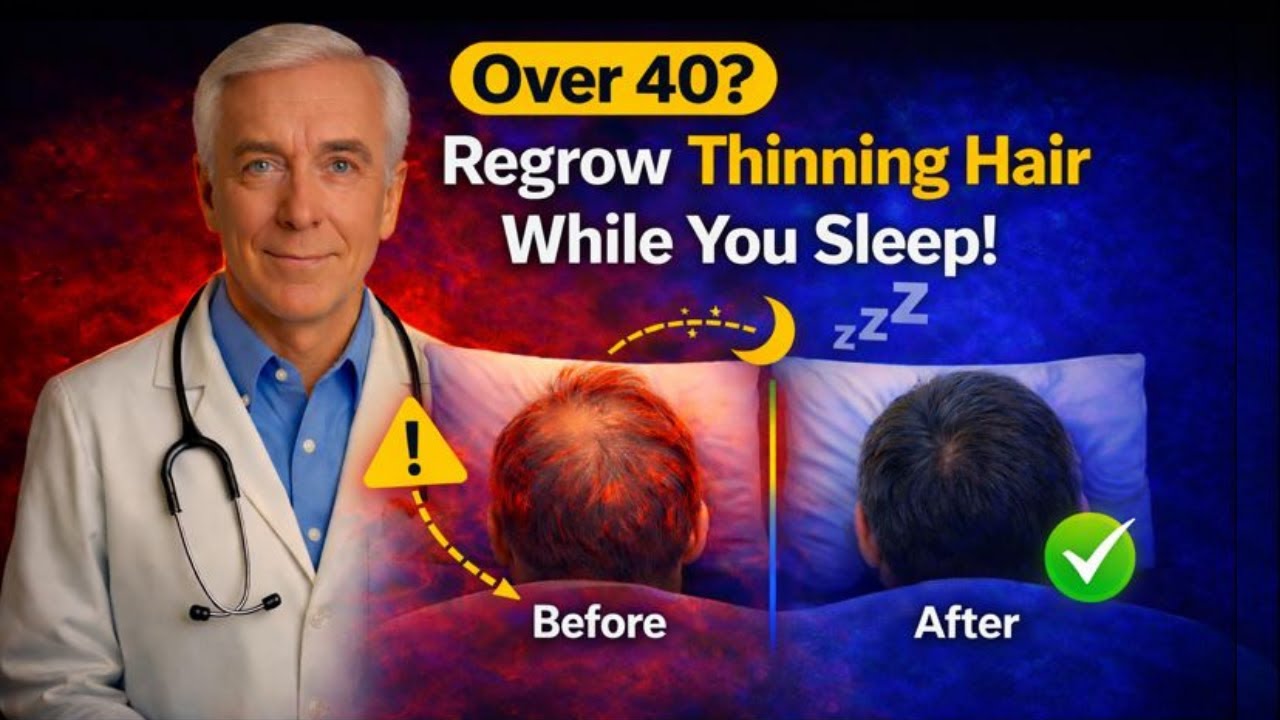 Over 40? This Simple Night Trick Can Help Regrow Thinning Hair (While You Sleep)
