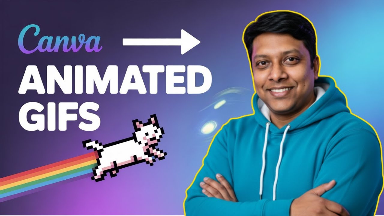 Как создать АНИМИРОВАННЫЙ GIF в Canva: прекратите прокручивать и посмотрите этот трюк!