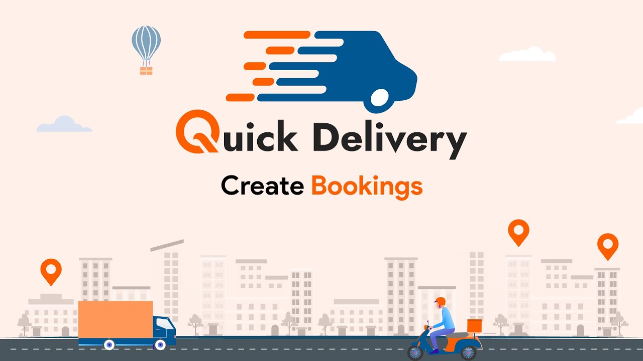 How to Create Bookings in a Delivery Management Software | Live Demo | Quickdelivery | Quickworks |