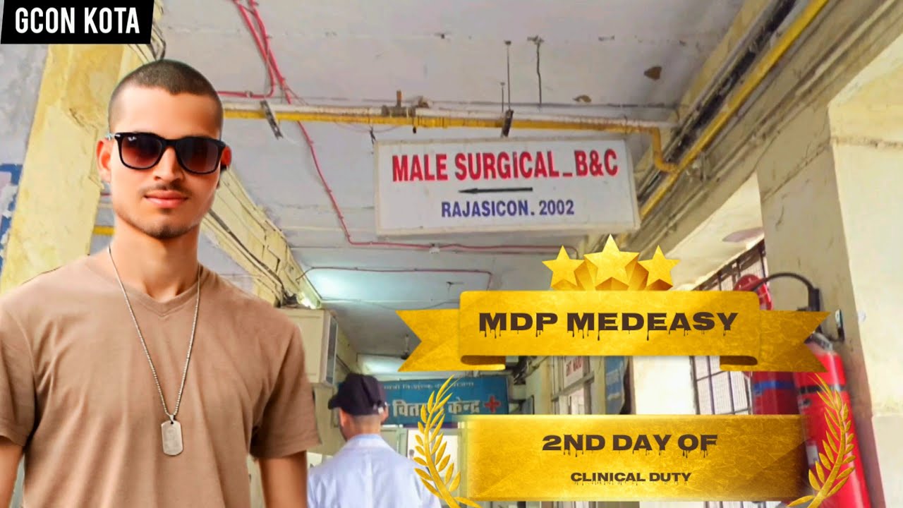 2nd day🙆 of My clinical duty🫀in male surgical ward mbs hospital kota🤗 