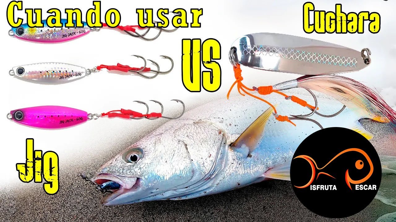 cuchara vs jig - como y en que momento utilizarlos - CORVINATOR