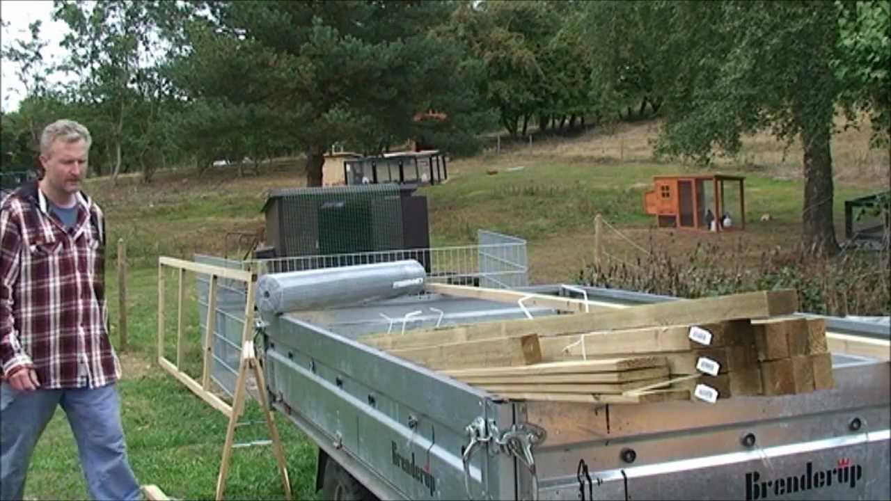 Fremstilling af flytbar hønsegård