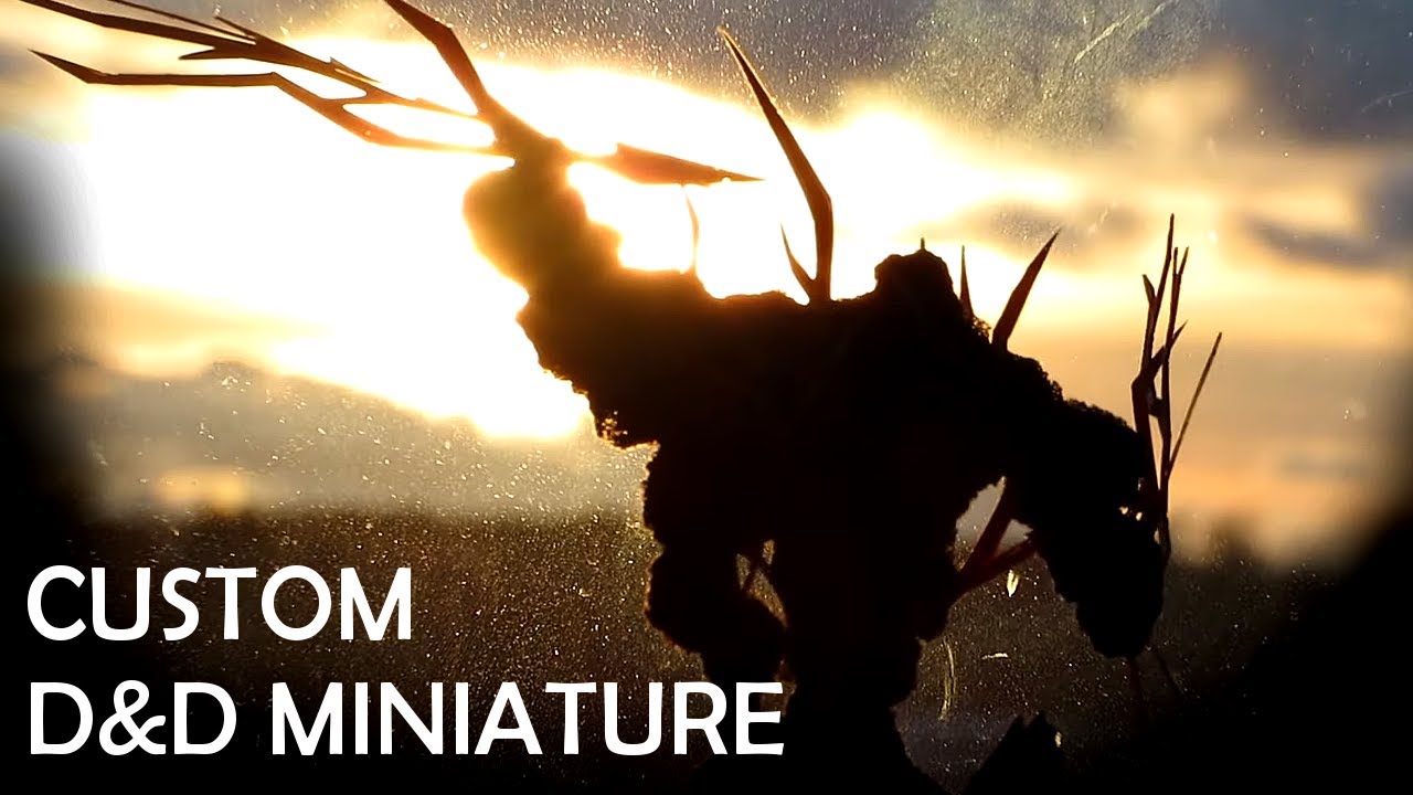 The Primordial Storm - Building a Custom Elemental Miniature for D&D