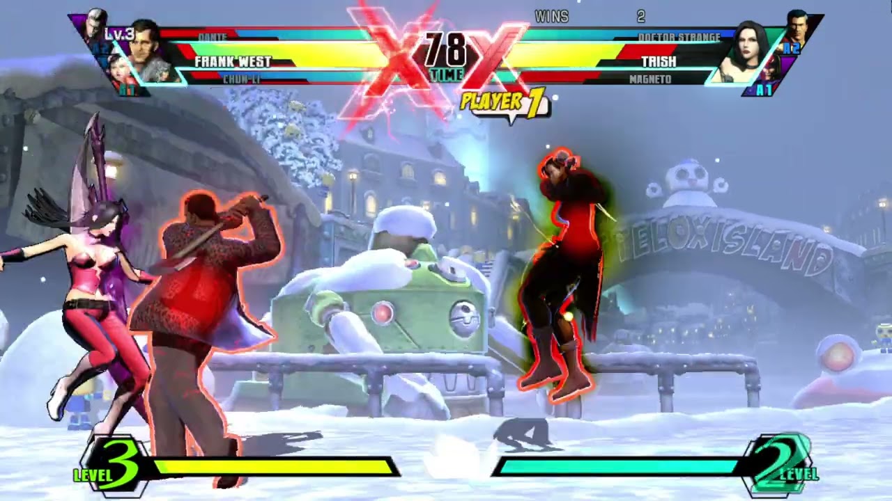 Clifton vs. DiabetesNinja FT10 (Chun Li Frank West Dante Magneto Trish Dr. Strange)
