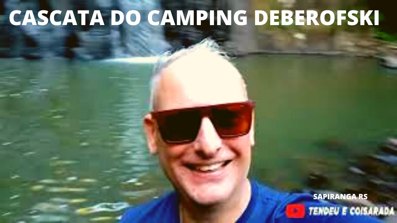 CASCATA DO CAMPING DEBEROFSKI EM SAPIRANGA RS - #turismo #camping #ferias