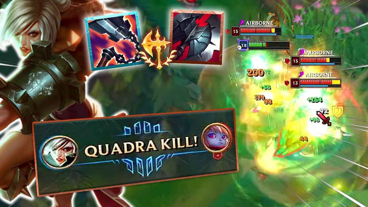 RIVEN=PUGNI SULLA TASTIERA - League of Legends ITA #2978