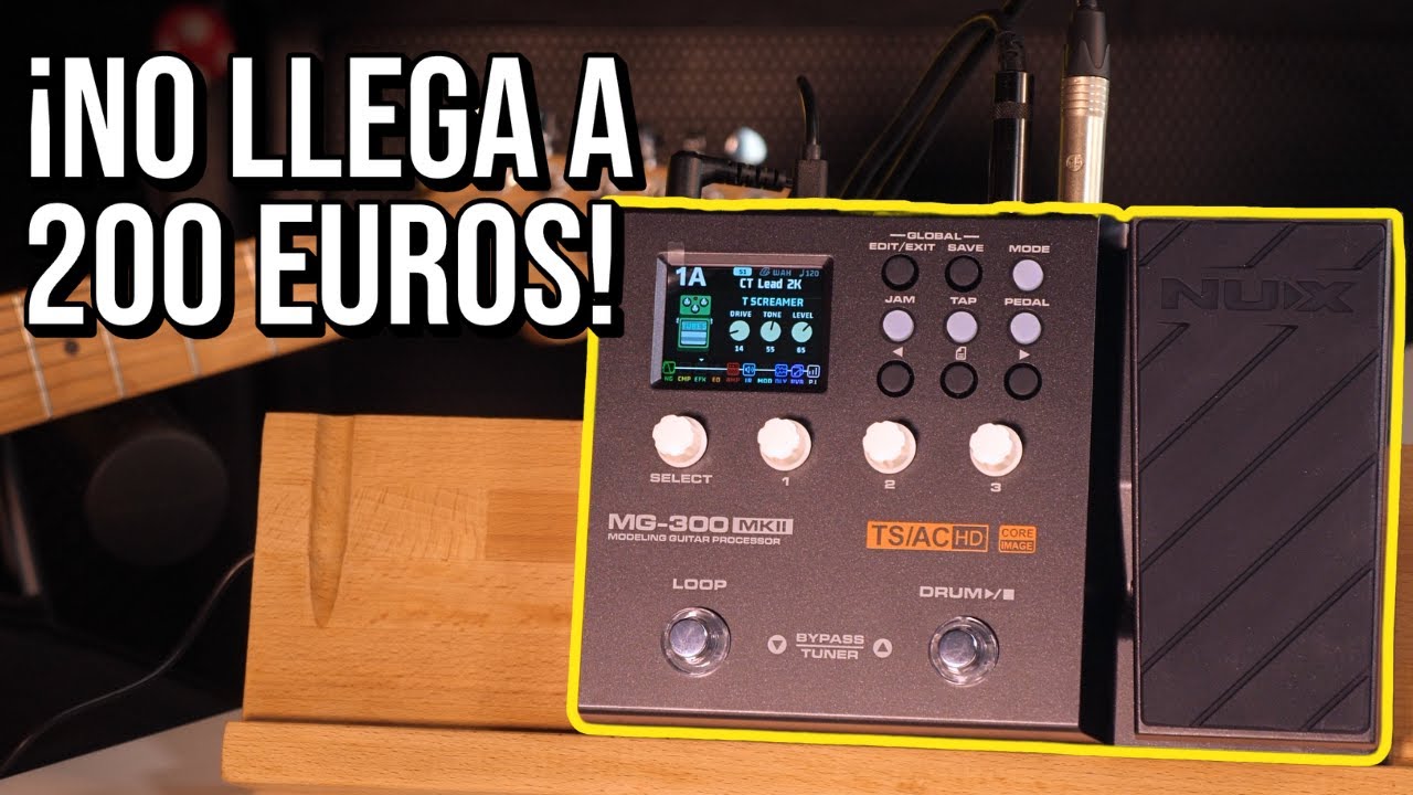 ¡TODOS LOS SONIDOS del nuevo NUX MG300 MKII! + (Prueba del looper y caja de ritmos)