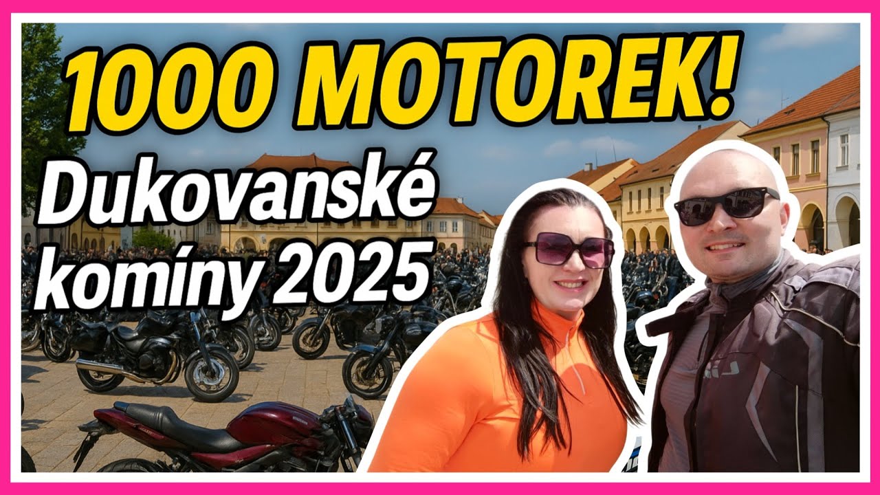 1000 motorek na jednom místě! Kolem Dukovanských komínů 2025 – Ivančice plné burácejících strojů