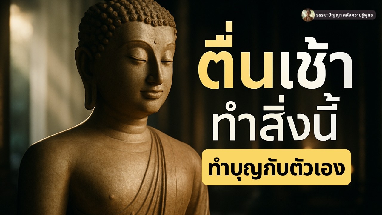 ตื่นเช้ามาทำสิ่งนี้! พระพุทธเจ้าชี้ บุญใหญ่กว่าไปวัดเป็นแสนครั้ง