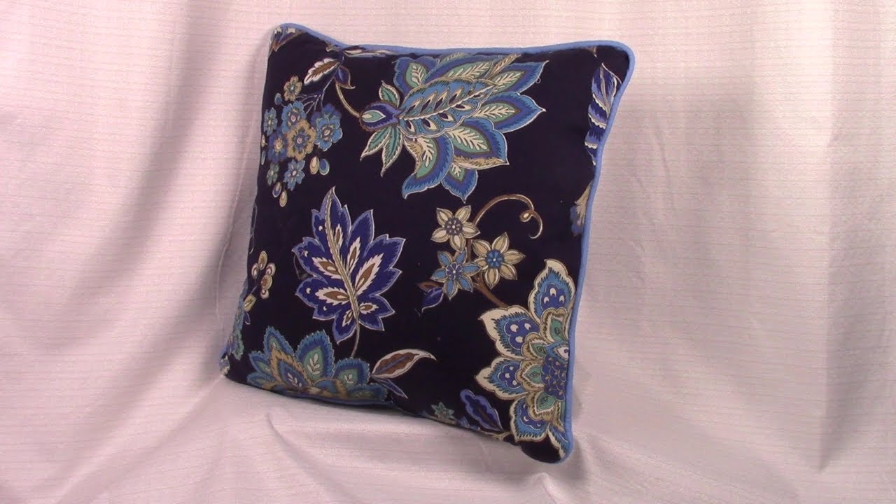 How To Sew Piping Onto A Pillow | The Sewing Room Channel