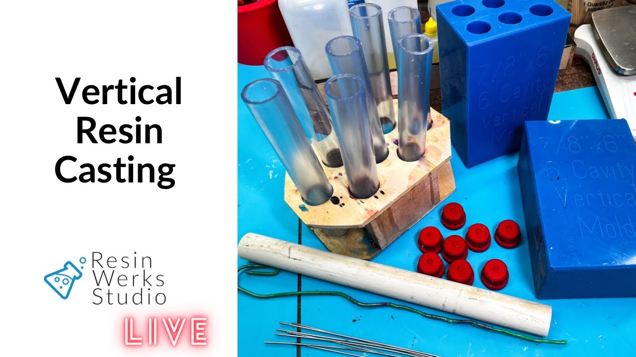 🔴Replay: Save Time and Money - Casting Resin Pen Blanks Vertically | Episode 200
