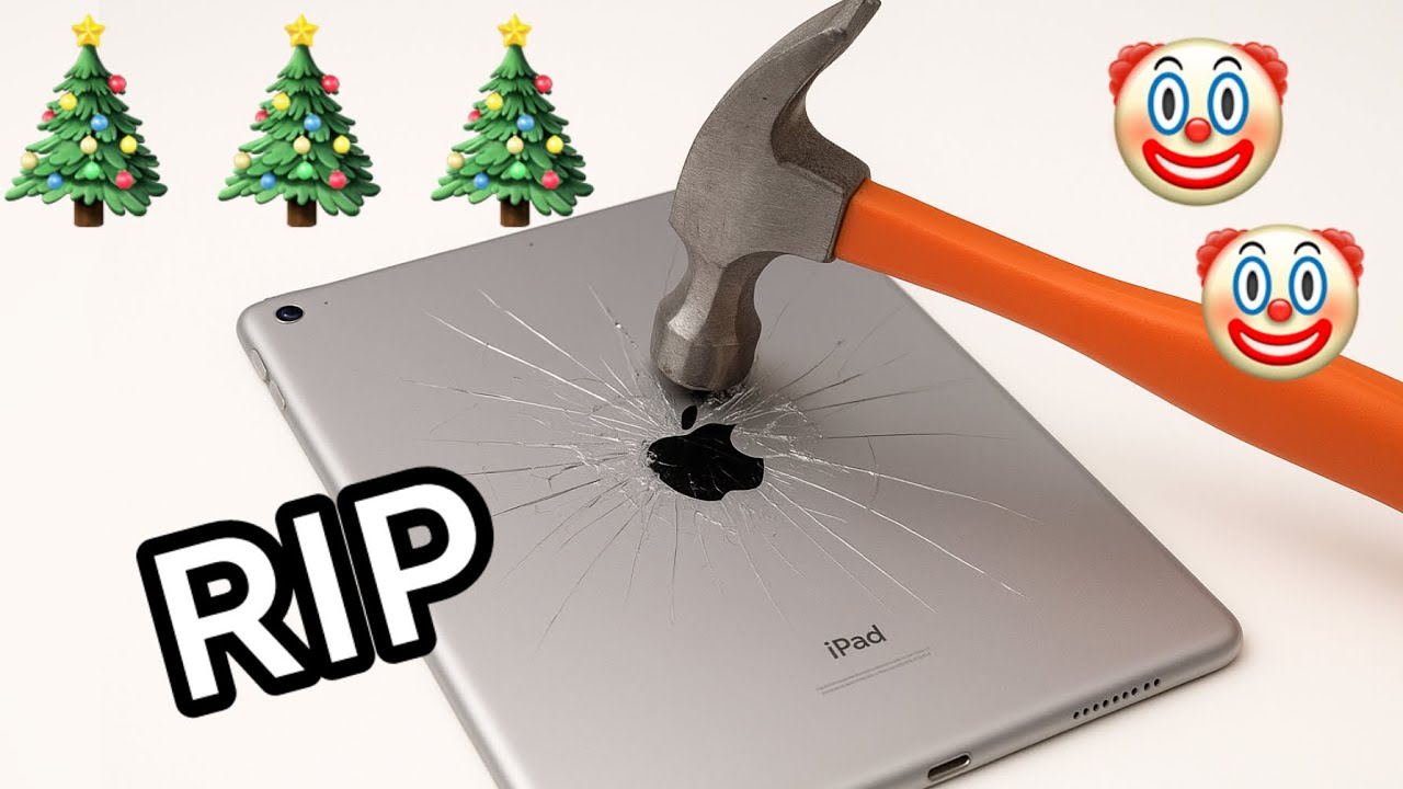 Sinnlose Zerstörung - Apple iPad (🎄🎄)