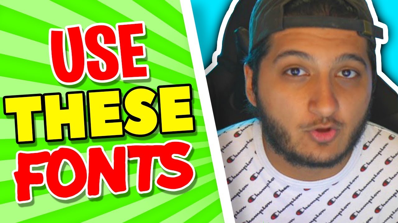 Get More YouTube Views By Using These FREE FONTS (Top 5 Best Free Fonts For Thumbnails)