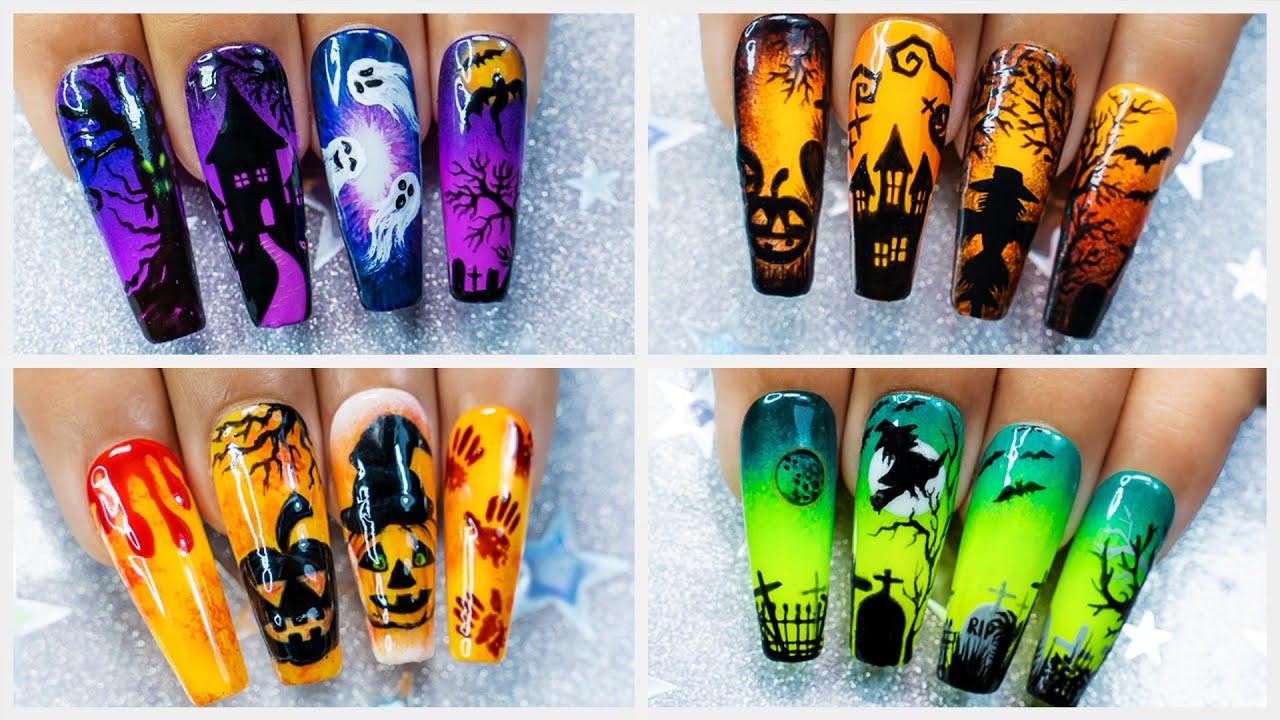 Best💀Halloween👻Nail Makeup🎃Tutorial 2022 | Cool New Halloween Nail Art inspirations
