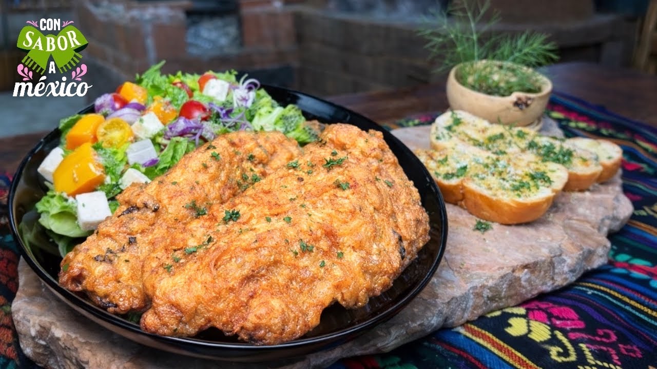Delicioso Filete de Pescado Rebosado, Frito y salsa de Guaje 
