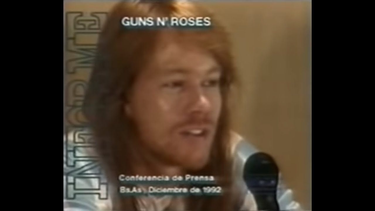 Guns N Roses en Argentina 1992-Parte 1