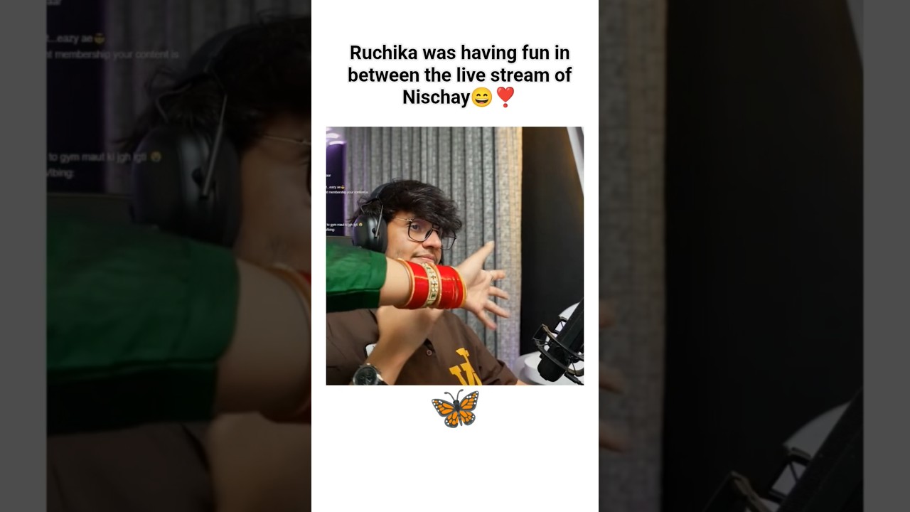 Ruchika Masti With Nischay in Live stream#triggeredinsaa  #ruchikarathore #live #shorts #shortsfeed