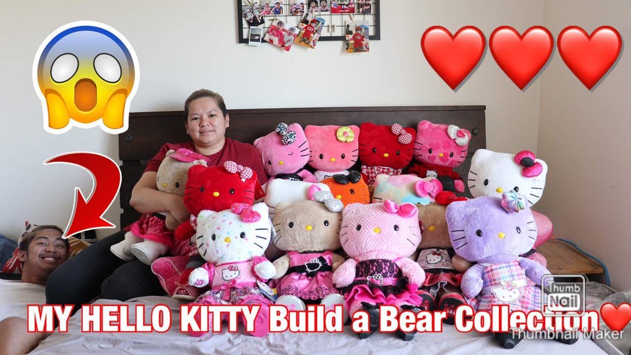 MY HELLO KITTY Build a Bear Collection ❤️❤️part1(vlog #62)