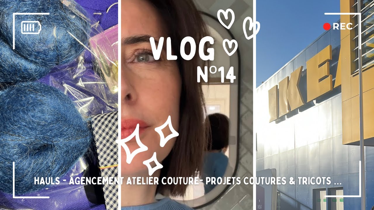 VLOG Nº14 : 1 mois de couture dans ma grotte avec moi, ça te tente ? 
