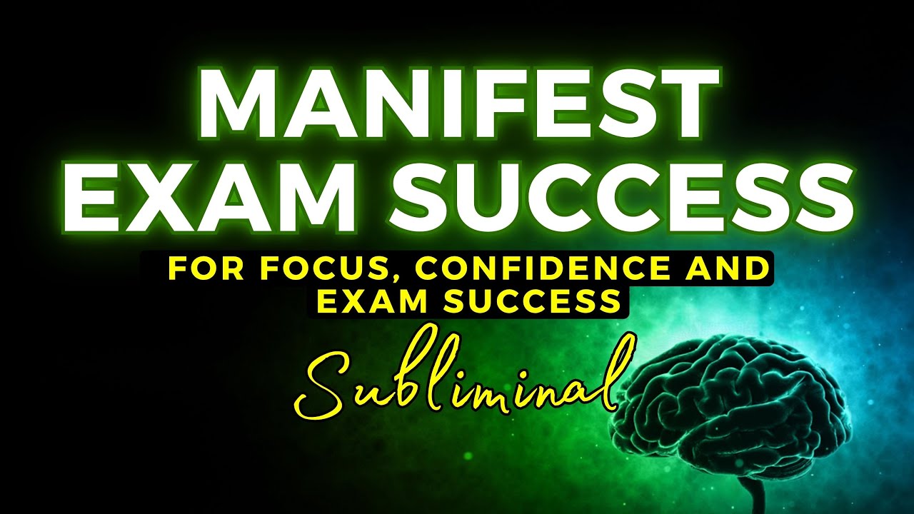 8 Hours of Powerful SUBLIMINAL Affirmations for Exam Success and Focus