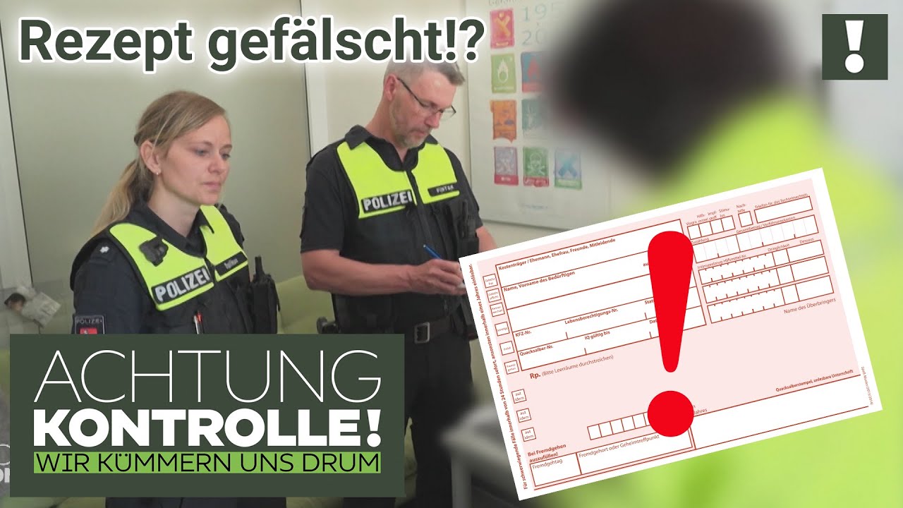 Gefälschtes ARZT-Rezept in Apotheke aufgetaucht! | Achtung Kontrolle