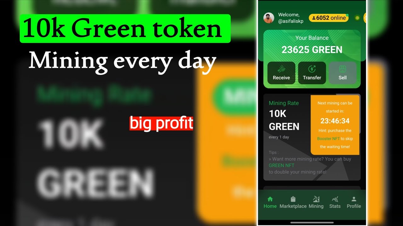 Green chain mining app