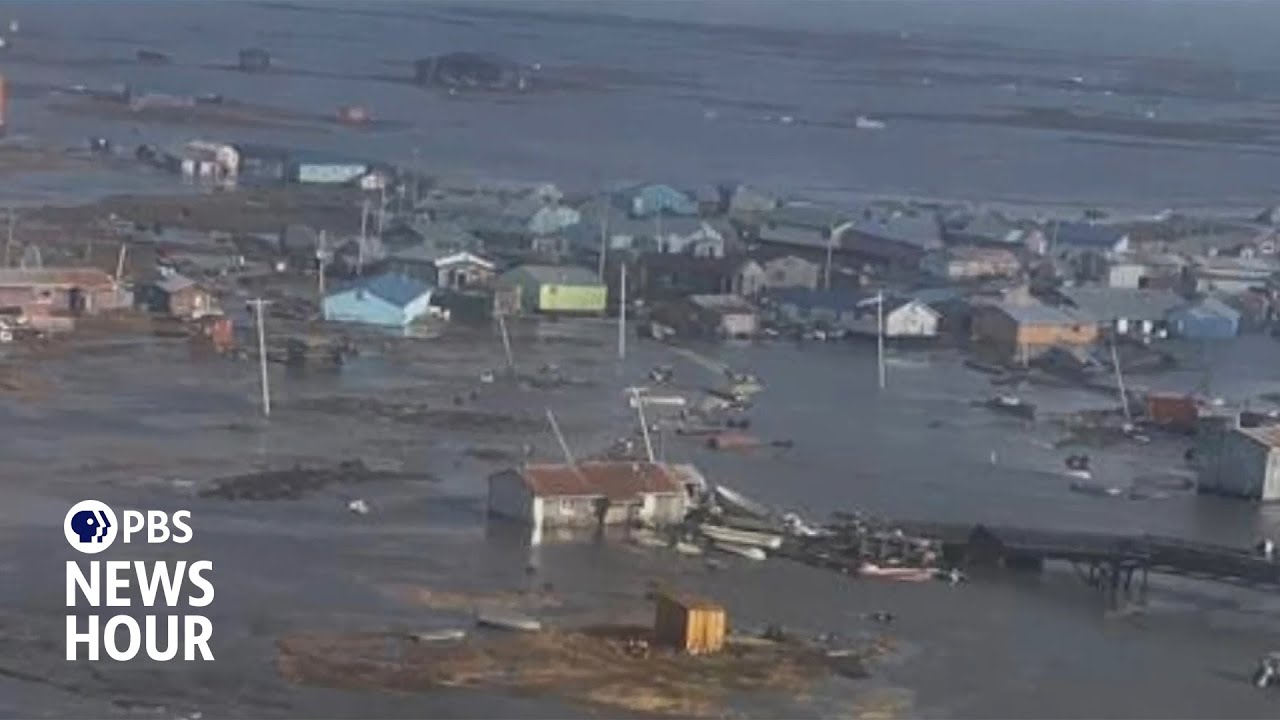 Rescue crews airlift hundreds out of rural Alaskan villages after powerful storm