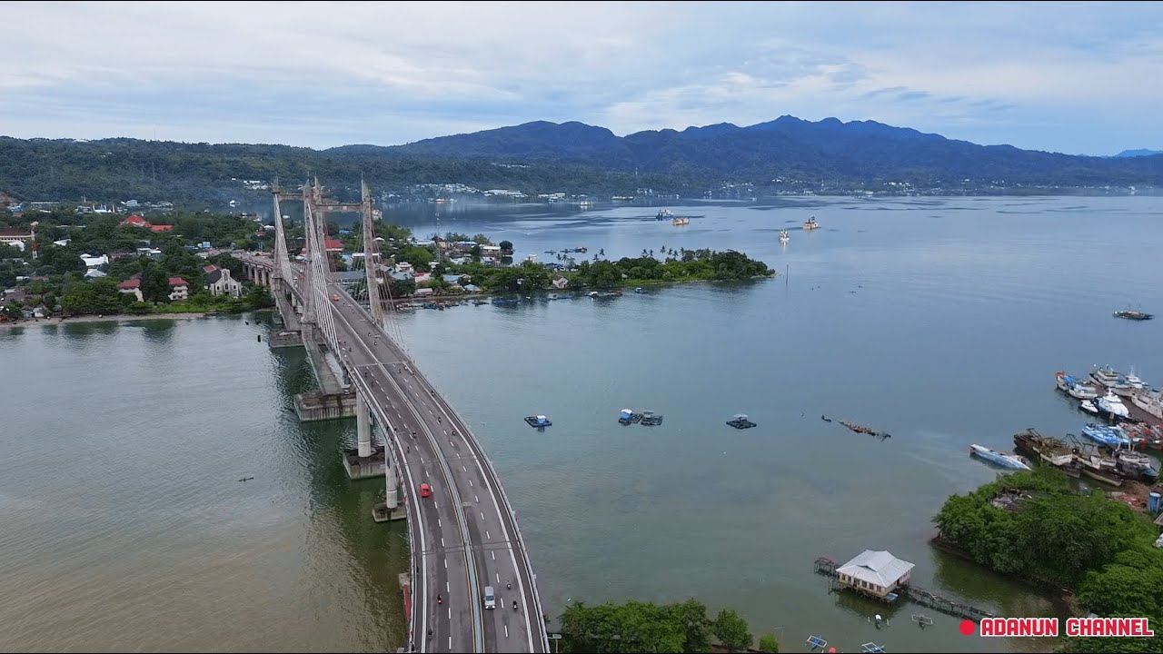 Drone Footage Keindahan Kota Ambon Manise City Of Music - Jembatan JMP- Pantai Wainitu 2025