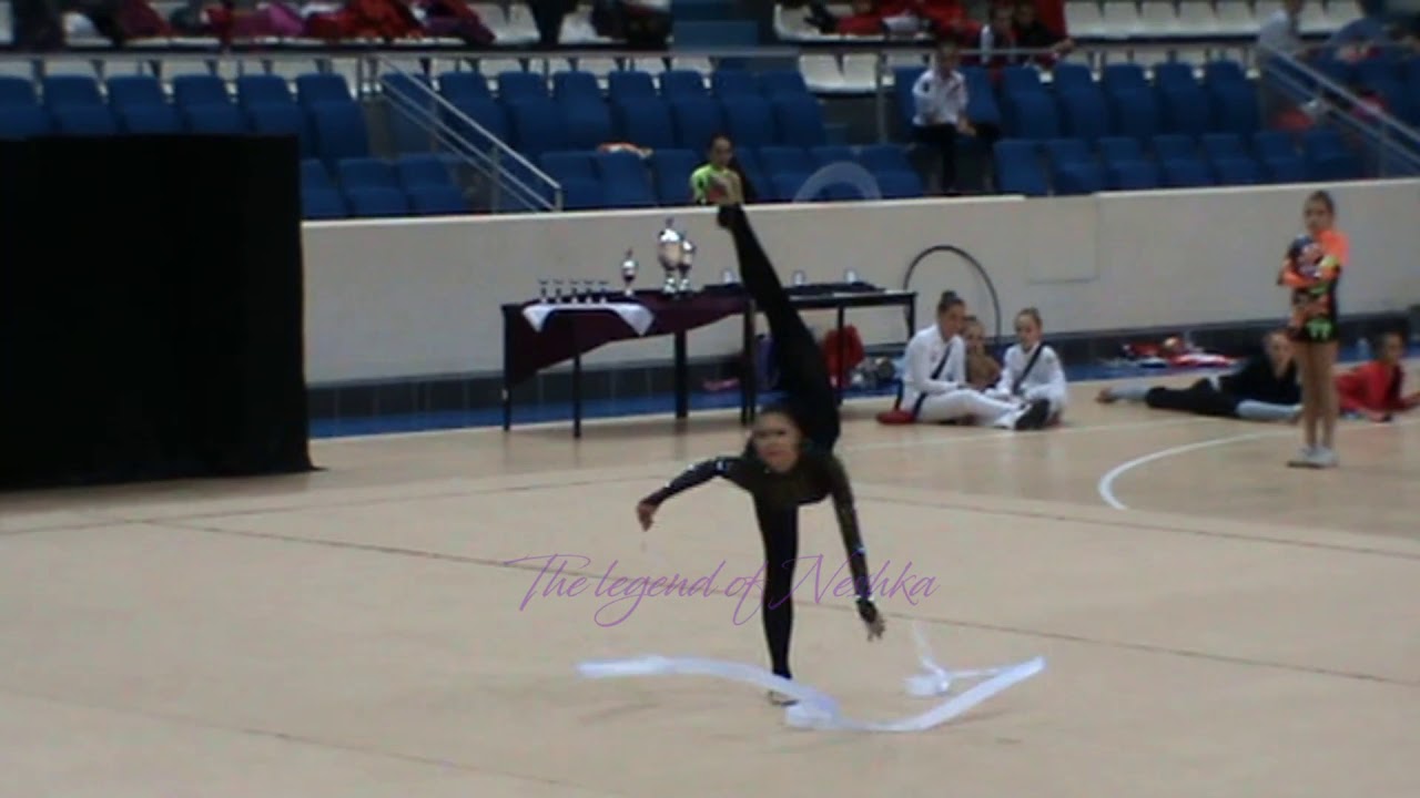 Bilyana PRODANOVA ribbon - 2011 Paris rythmique tournament Senior