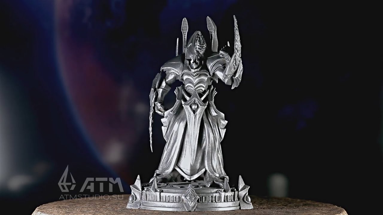 [ATM] Alarak StarCraft Heroes of the Storm metal miniature handmade figure fun art