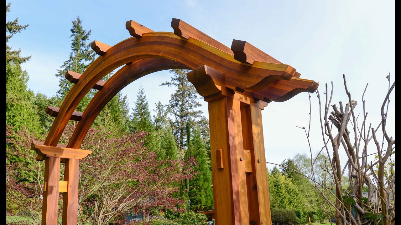Arched Pergola, Building Time Lapse