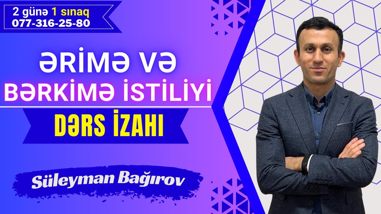 Ərimə və bərkimə istiliyi