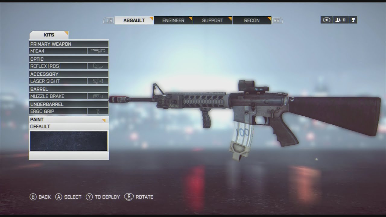 BF4 - M16A4 Great Head glitch gun | Better than in BF3 ?