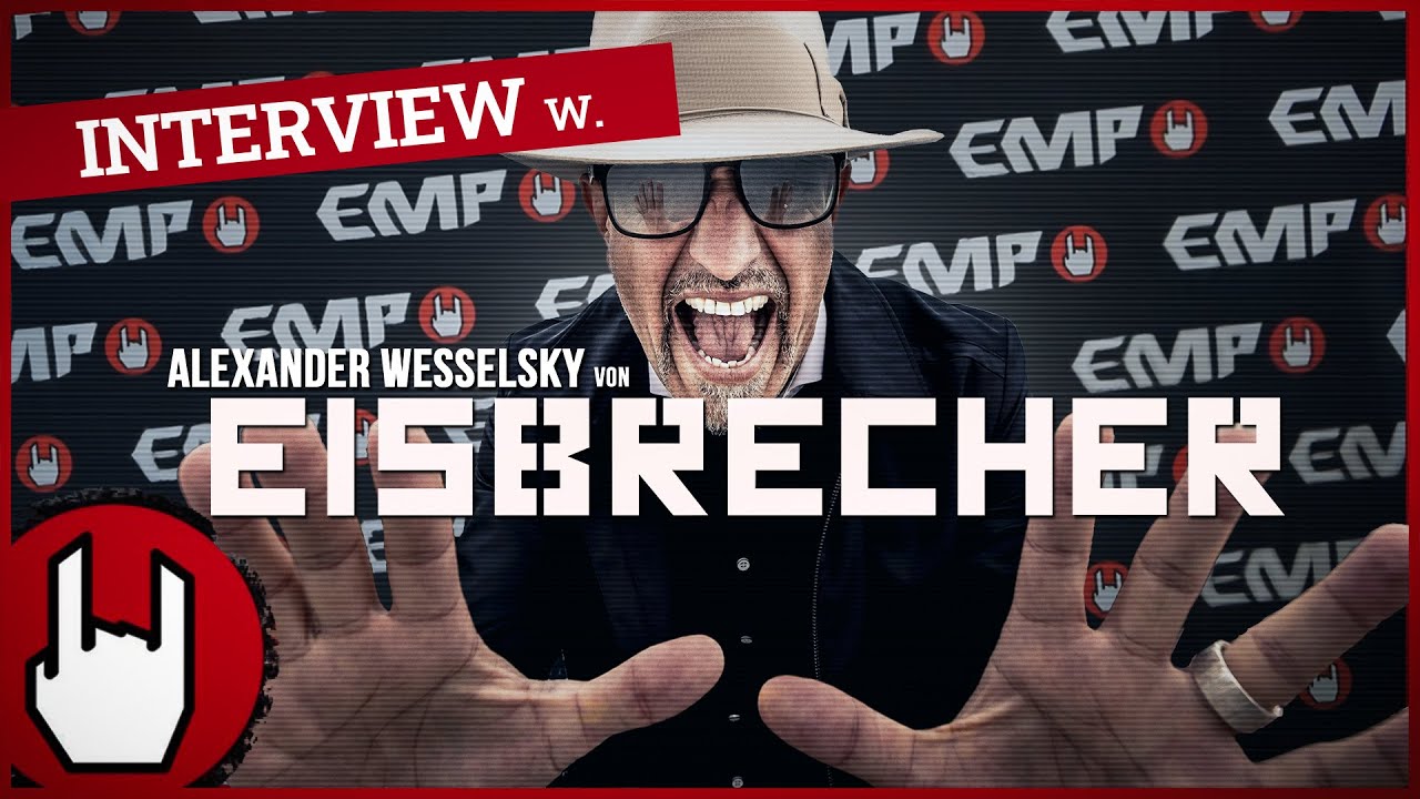 Alexander Wesselsky of EISBRECHER - INTERVIEW @ EMP Store Dortmund