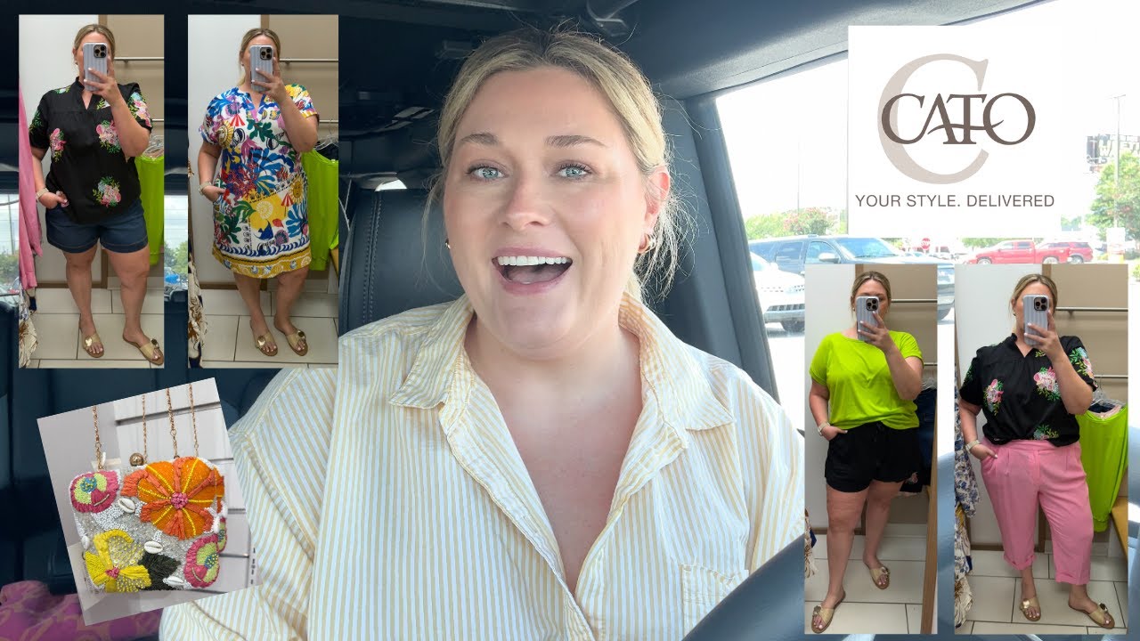 THE MOST PERFECT PULL-ON DENIM SHORTS 👏 Cato Fashions plus size try-on