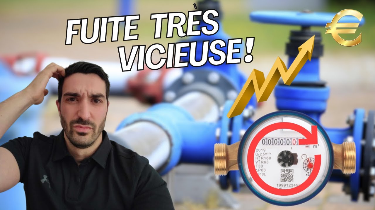 RECHERCHE DE FUITE D'EAU AVEC COMPTEUR QUI TOURNE !