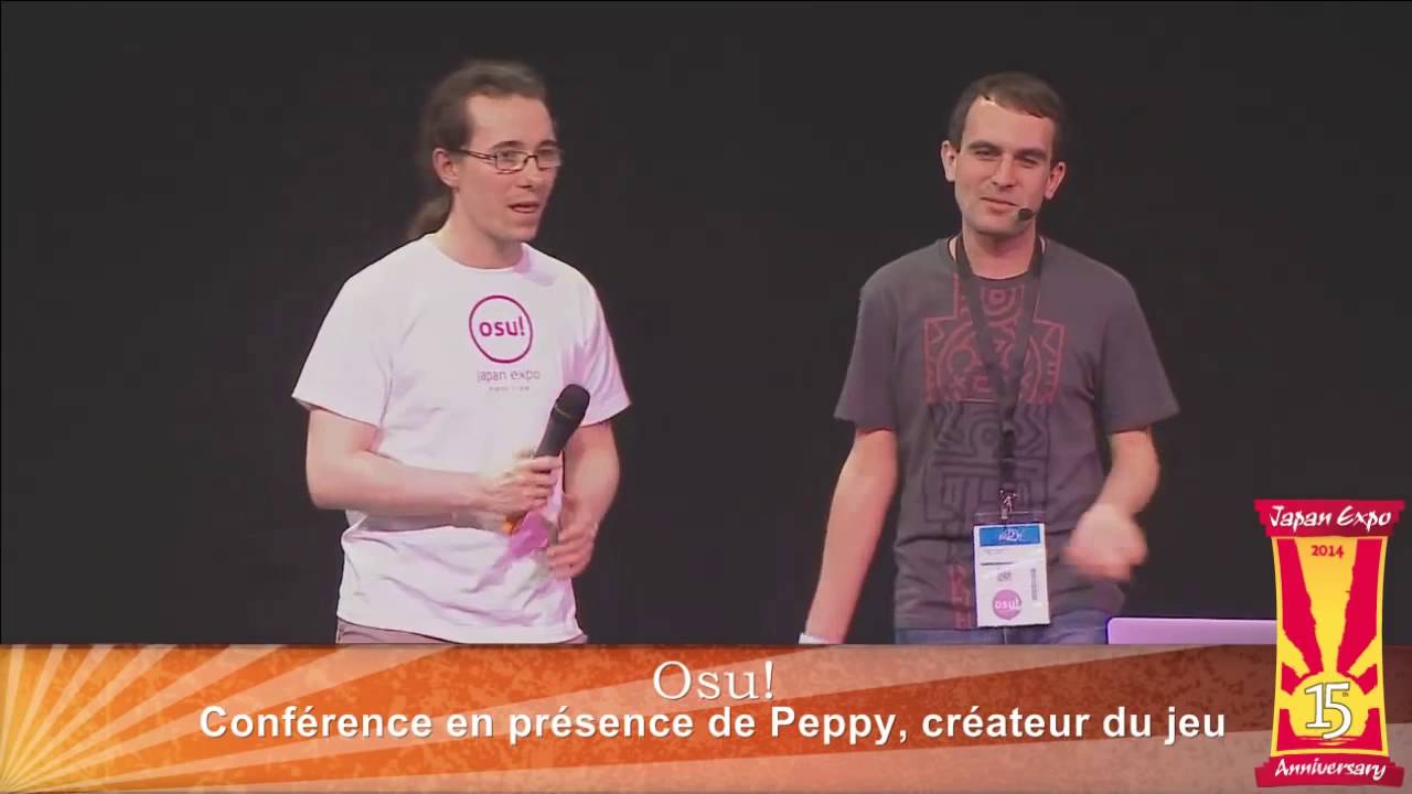 Japan Expo 15 - Peppy talks about Osu! (ENGLISH ONLY VER)