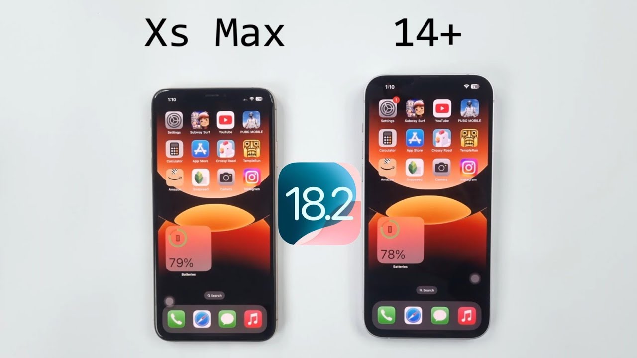 iPhone XS Max vs iPhone 14 Plus - iOS 18.2 Speed Test!